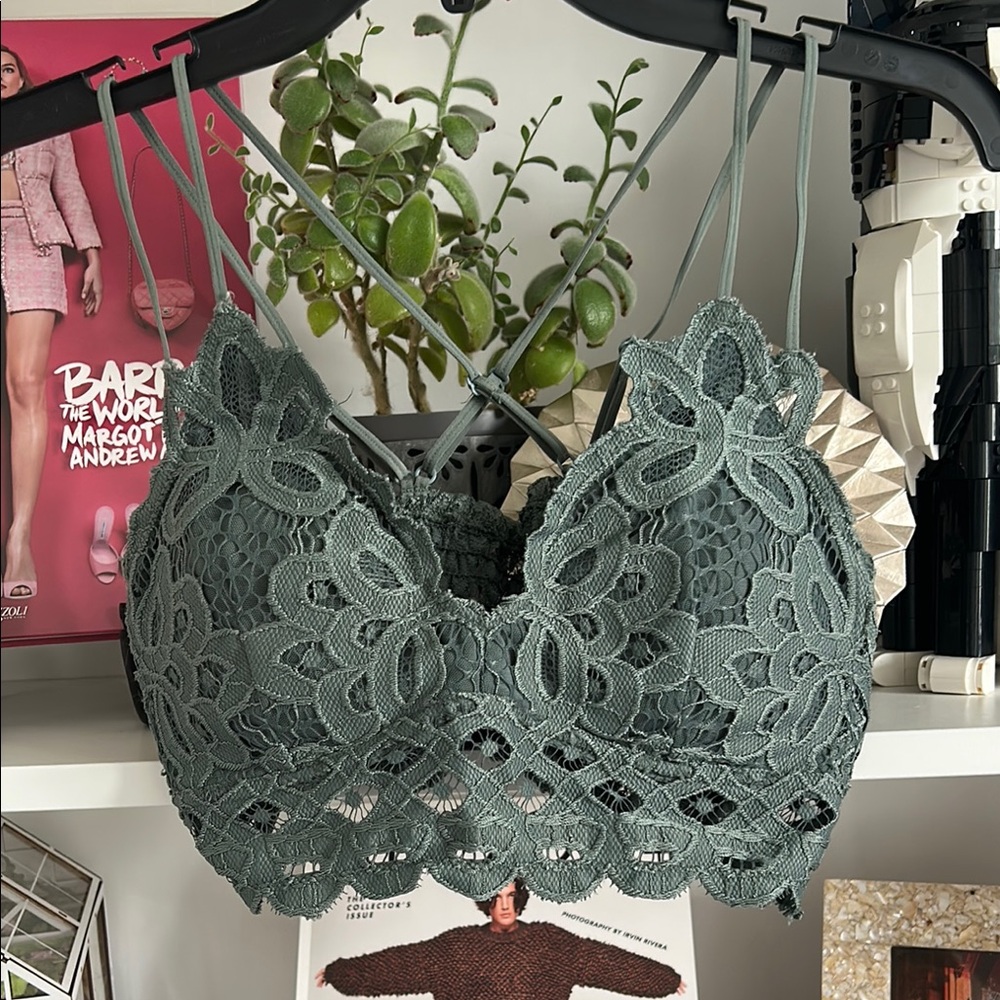 Wishlist Green Lace Bralette